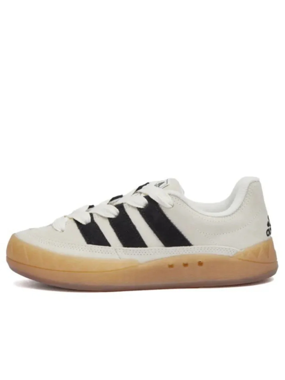 ADIDAS ADIMATIC Chunky Off White Core Black Gum Men’s 8.5 NEW!